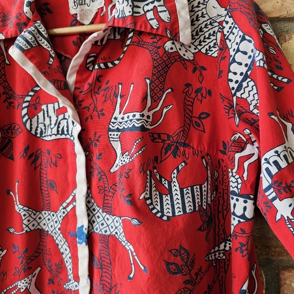 Vintage Button-Down Housedress, Robe, Dressing Gown, Smock - Picture 6 of 15